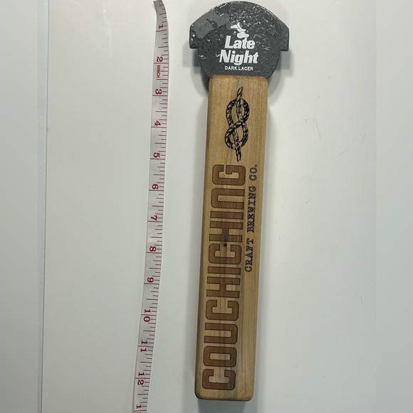 Couchiching Craft Brewing Co. Wood Beer Tap Handle - Picture 2 of 6